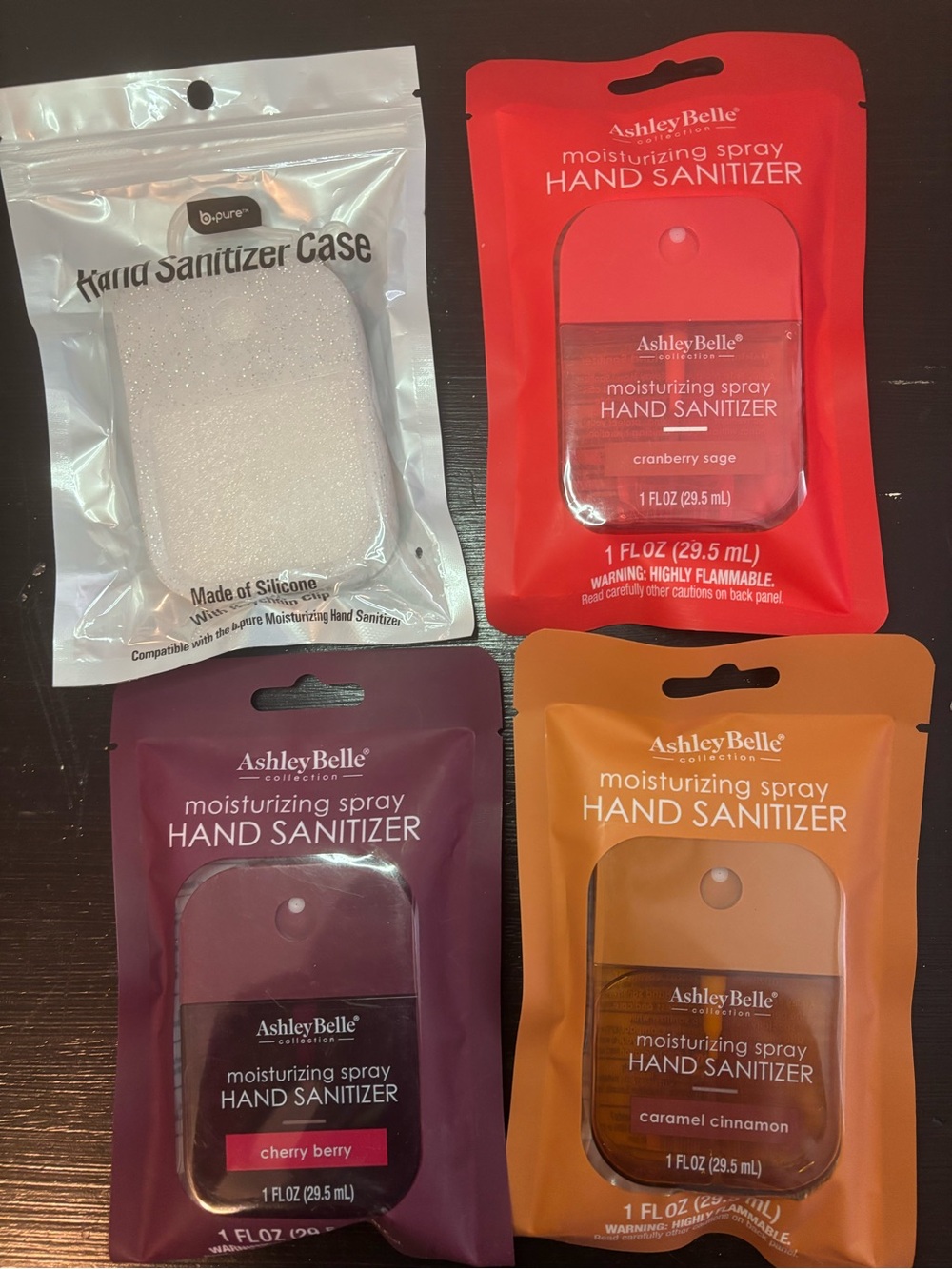 Moisturizing Spray Hand Sanitizer fall bundle with case Ashley Belle viral rare